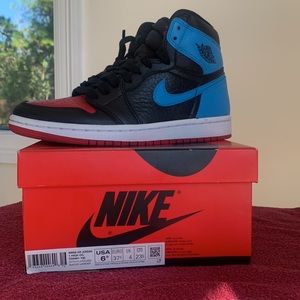 Nike WMNS air Jordan 1 high OG UNC to Chicagos size 6.5